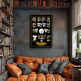 Pittsburgh Steelers<br>Uniform Heritage Vertical Print