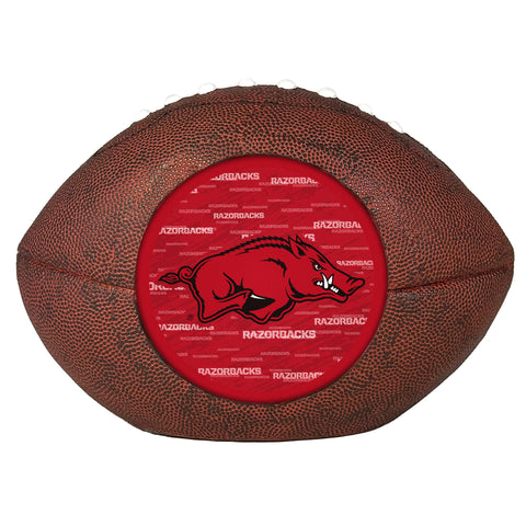 Arkansas Razorbacks<br>LED 3D Logo Resin Football
