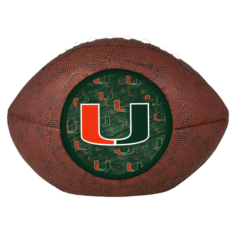 Miami Hurricanes<br>LED 3D Logo Resin Football
