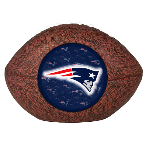New England Patriots<br>LED 3D Logo Resin Football