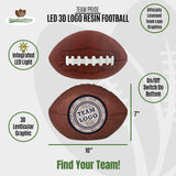 Ohio State Buckeyes<br>LED 3D Logo Resin Football