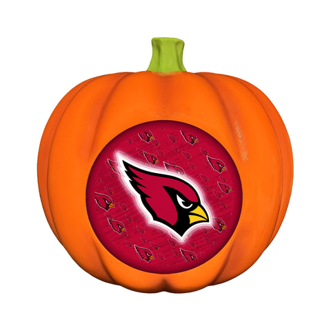 Arizona Cardinals<br>LED 3D Logo Resin Pumpkin