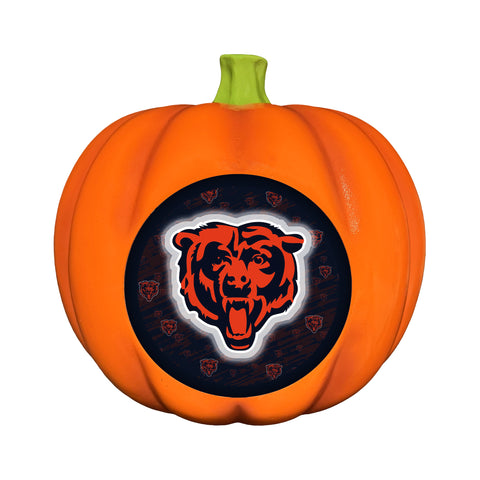 Chicago Bears<br>LED 3D Logo Resin Pumpkin