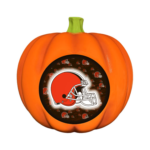 Cleveland Browns<br>LED 3D Logo Resin Pumpkin
