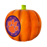 Clemson Tigers<br>LED 3D Logo Resin Pumpkin
