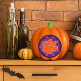 Clemson Tigers<br>LED 3D Logo Resin Pumpkin