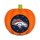 Denver Broncos<br>LED 3D Logo Resin Pumpkin