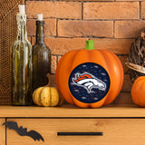 Denver Broncos<br>LED 3D Logo Resin Pumpkin