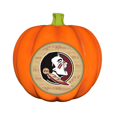 Florida State Seminoles<br>LED 3D Logo Resin Pumpkin