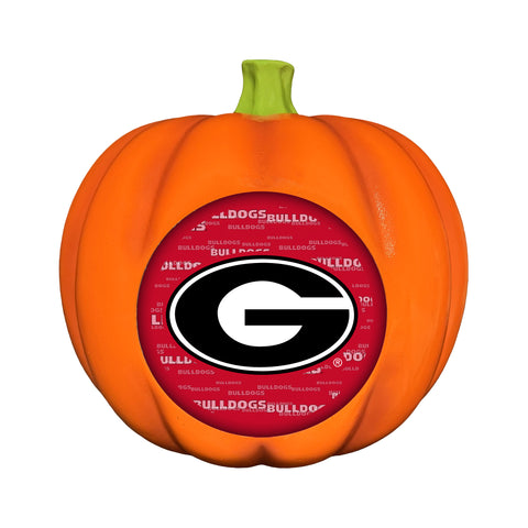Georgia Bulldogs<br>LED 3D Logo Resin Pumpkin