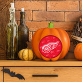 Detroit Red Wings<br>LED 3D Logo Resin Pumpkin
