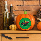 Minnesota Wild<br>LED 3D Logo Resin Pumpkin