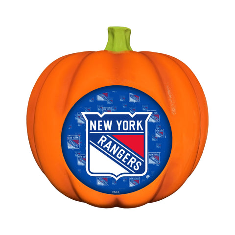 New York Rangers<br>LED 3D Logo Resin Pumpkin
