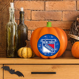 New York Rangers<br>LED 3D Logo Resin Pumpkin