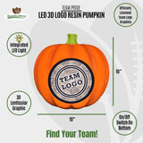 New York Rangers<br>LED 3D Logo Resin Pumpkin