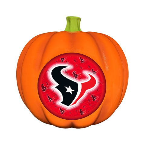 Houston Texans<br>LED 3D Logo Resin Pumpkin