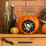 Pittsburgh Penguins<br>LED 3D Logo Resin Pumpkin