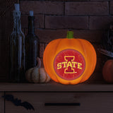 Iowa State Cyclones<br>LED 3D Logo Resin Pumpkin
