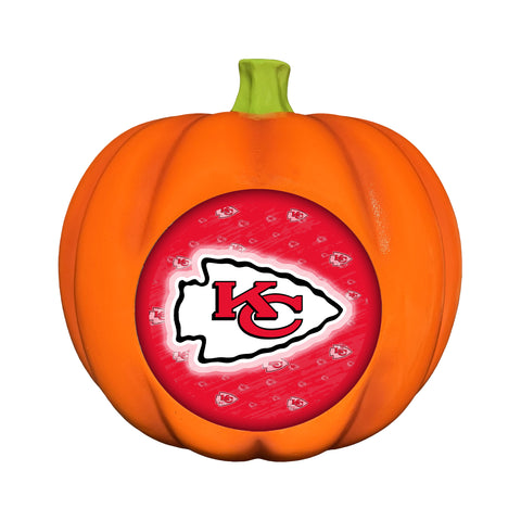 Kansas City Chiefs<br>LED 3D Logo Resin Pumpkin