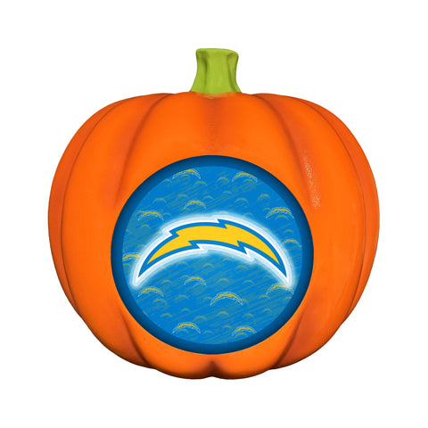 Los Angeles Chargers<br>LED 3D Logo Resin Pumpkin