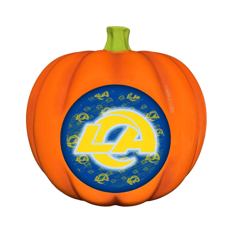Los Angeles Rams<br>LED 3D Logo Resin Pumpkin