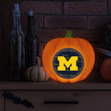 Michigan Wolverines<br>LED 3D Logo Resin Pumpkin