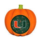 Miami Hurricanes<br>LED 3D Logo Resin Pumpkin