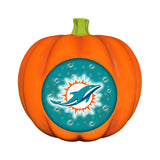 Miami Dolphins<br>LED 3D Logo Resin Pumpkin