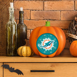 Miami Dolphins<br>LED 3D Logo Resin Pumpkin