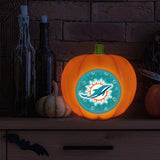 Miami Dolphins<br>LED 3D Logo Resin Pumpkin