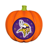 Minnesota Vikings<br>LED 3D Logo Resin Pumpkin