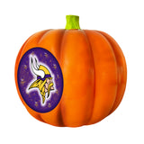 Minnesota Vikings<br>LED 3D Logo Resin Pumpkin