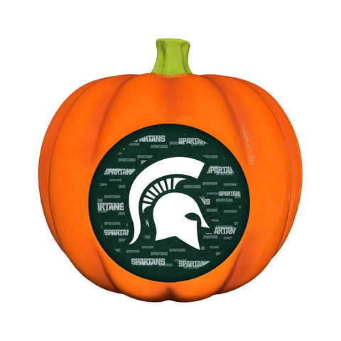 Michigan State Spartans<br>LED 3D Logo Resin Pumpkin