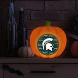 Michigan State Spartans<br>LED 3D Logo Resin Pumpkin