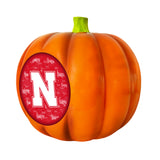 Nebraska Cornhuskers<br>LED 3D Logo Resin Pumpkin