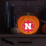 Nebraska Cornhuskers<br>LED 3D Logo Resin Pumpkin