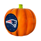 New England Patriots<br>LED 3D Logo Resin Pumpkin