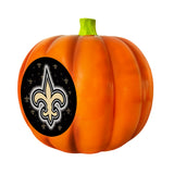 New Orleans Saints<br>LED 3D Logo Resin Pumpkin