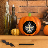 New Orleans Saints<br>LED 3D Logo Resin Pumpkin
