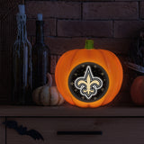 New Orleans Saints<br>LED 3D Logo Resin Pumpkin