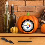 Pittsburgh Steelers<br>LED 3D Logo Resin Pumpkin