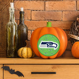 Seattle Seahawks<br>LED 3D Logo Resin Pumpkin