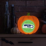 Seattle Seahawks<br>LED 3D Logo Resin Pumpkin