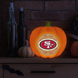San Francisco 49ers<br>LED 3D Logo Resin Pumpkin