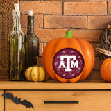 Texas A&M Aggies<br>LED 3D Logo Resin Pumpkin