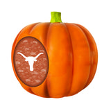 Texas Longhorns<br>LED 3D Logo Resin Pumpkin