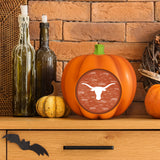 Texas Longhorns<br>LED 3D Logo Resin Pumpkin