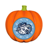 North Carolina Tar Heels<br>LED 3D Logo Resin Pumpkin