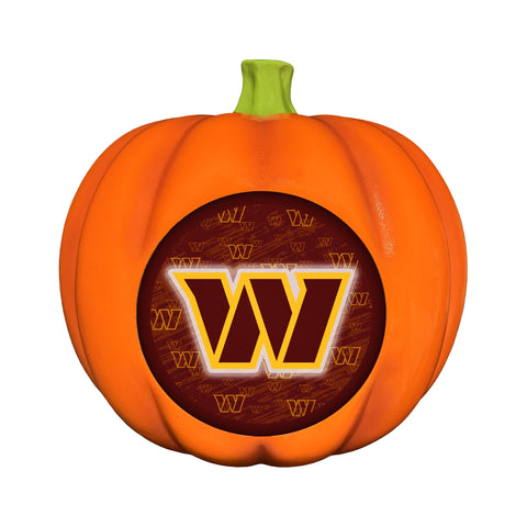 Washington Commanders<br>LED 3D Logo Resin Pumpkin