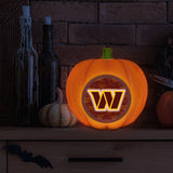 Washington Commanders<br>LED 3D Logo Resin Pumpkin